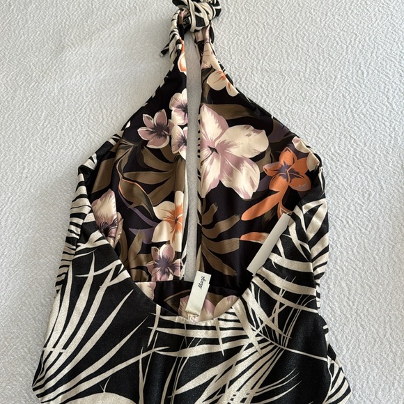 Maaji Areca Palm Halter Neck REVERSIBLE One-Piece Swimsuit, Medium, $172 - Picture 10 of 13